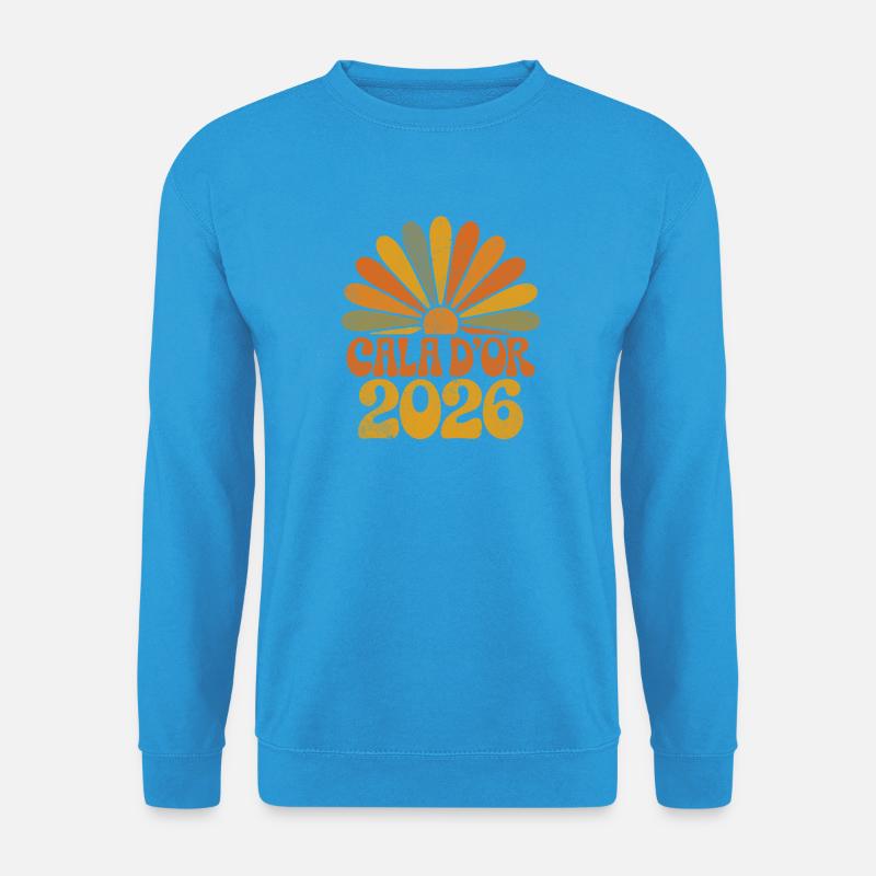 Cala d'Or 2026 Sonnenstrahlen - Unisex Pullover - Meeresblau