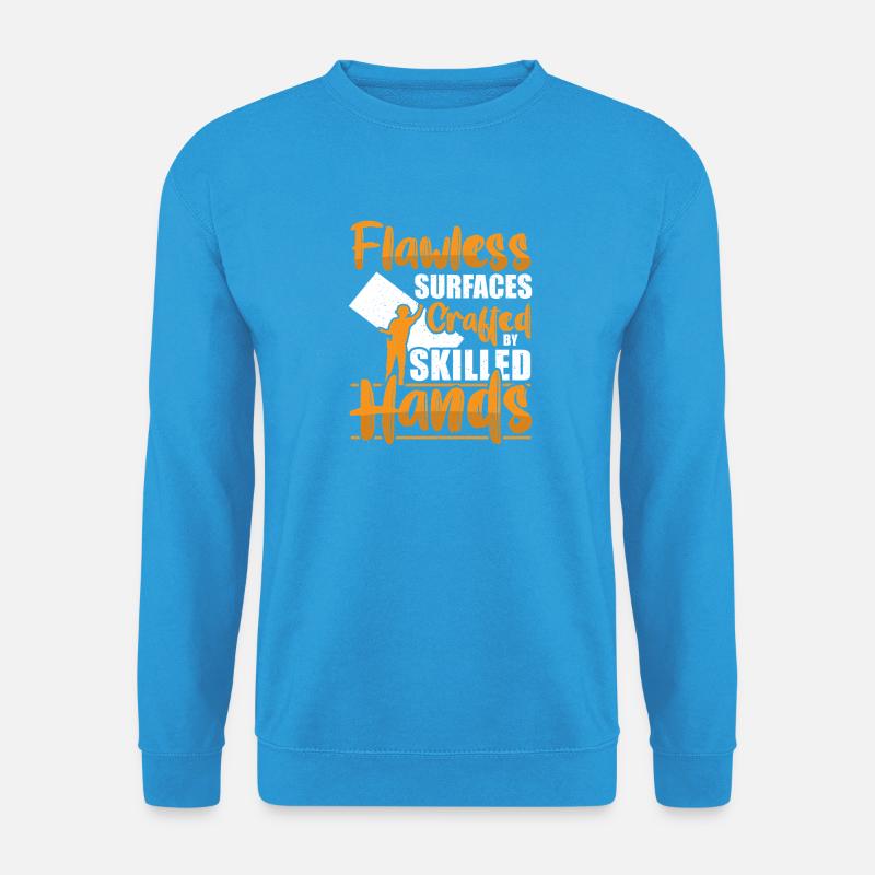 Trockenbau Trockenbauer Trockenbaumonteur - Unisex Pullover - Meeresblau