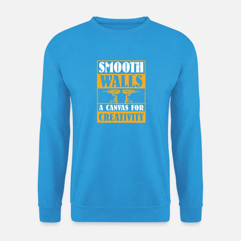 Trockenbau Trockenbauer Trockenbaumonteur - Unisex Pullover - Meeresblau