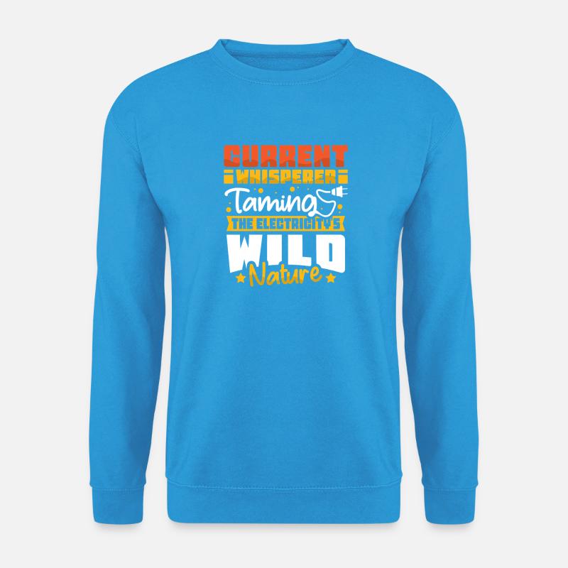 Elektriker Elektroniker Elektroinstallateur - Unisex Pullover - Meeresblau