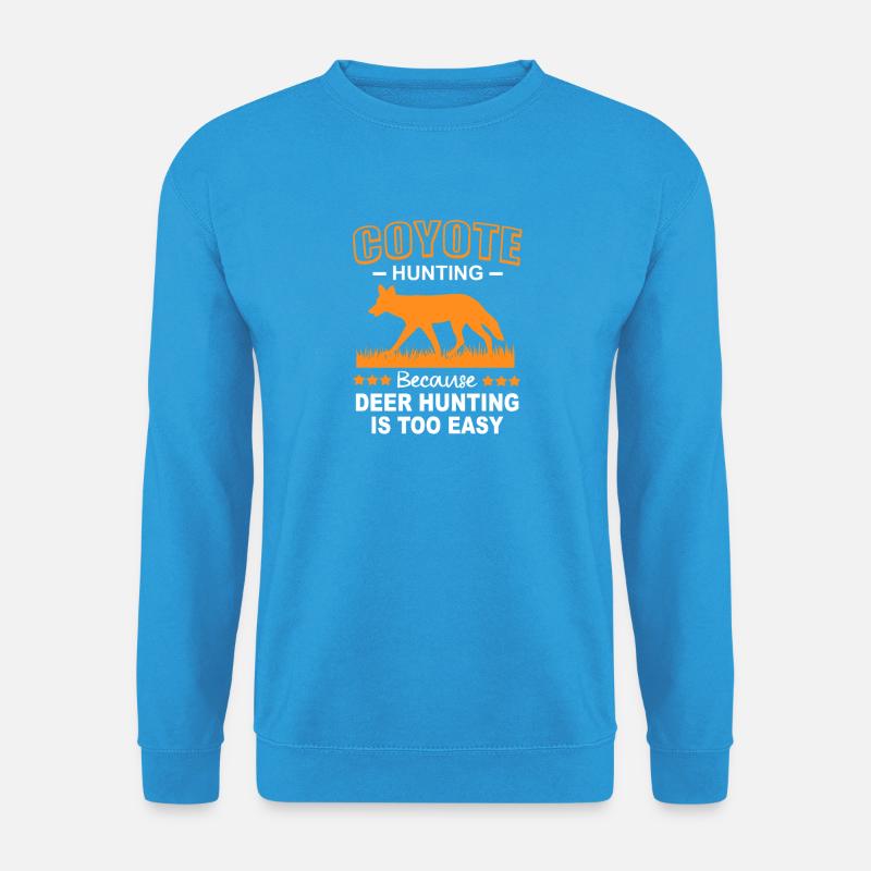 Jagd Jäger Kojote - Unisex Pullover - Meeresblau