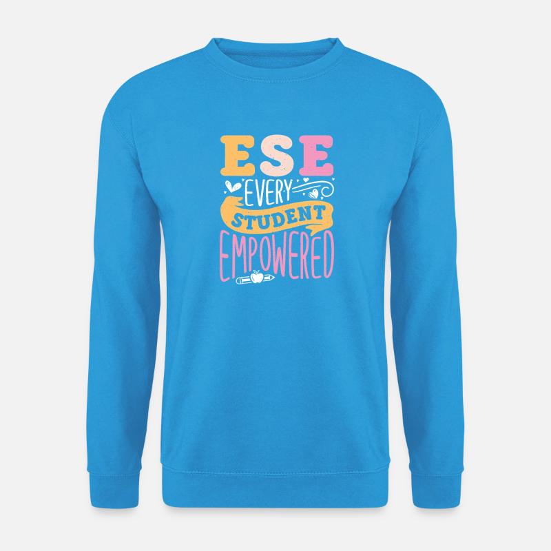 Geschenke für ESE-Lehrer - Unisex Pullover - Meeresblau
