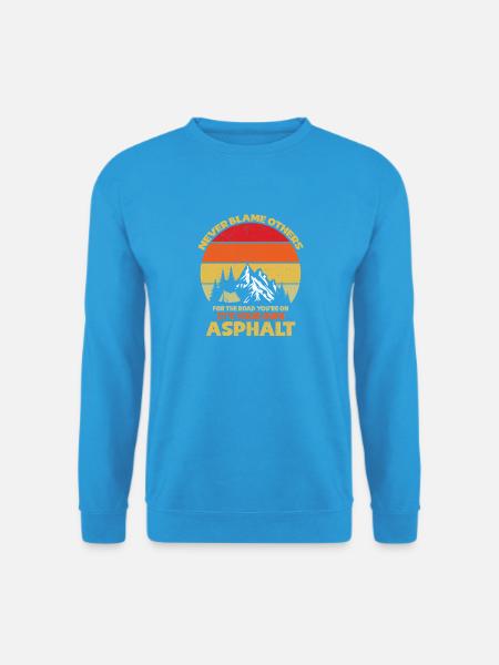Camping Scouts Bergwanderung Waldcamper - Unisex Pullover - Meeresblau