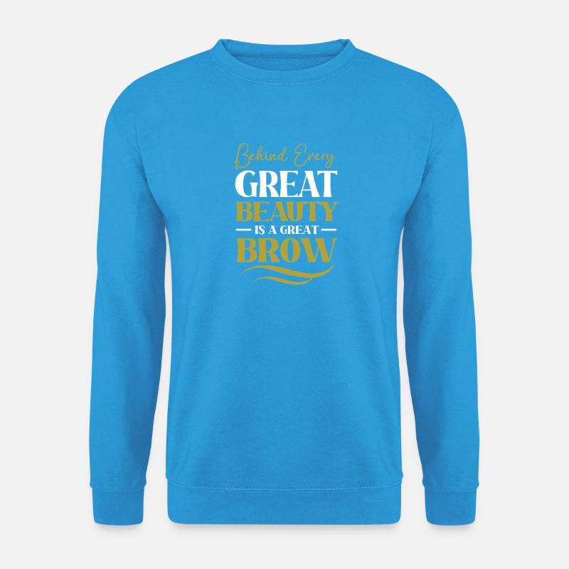 Microblading Make-up Kosmetik Kosmetikerin - Unisex Pullover - Meeresblau