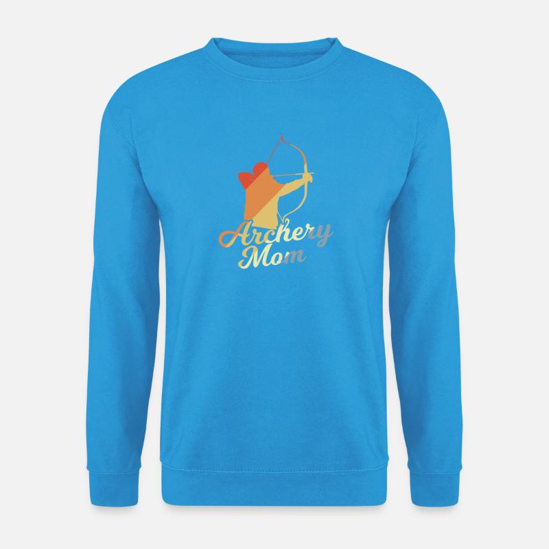 Bogenschützin Mutter - Unisex Pullover - Meeresblau