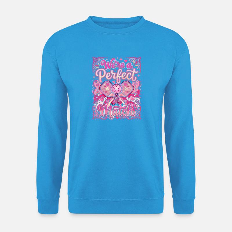 Perfektes Match Herzglanz - Unisex Pullover - Meeresblau