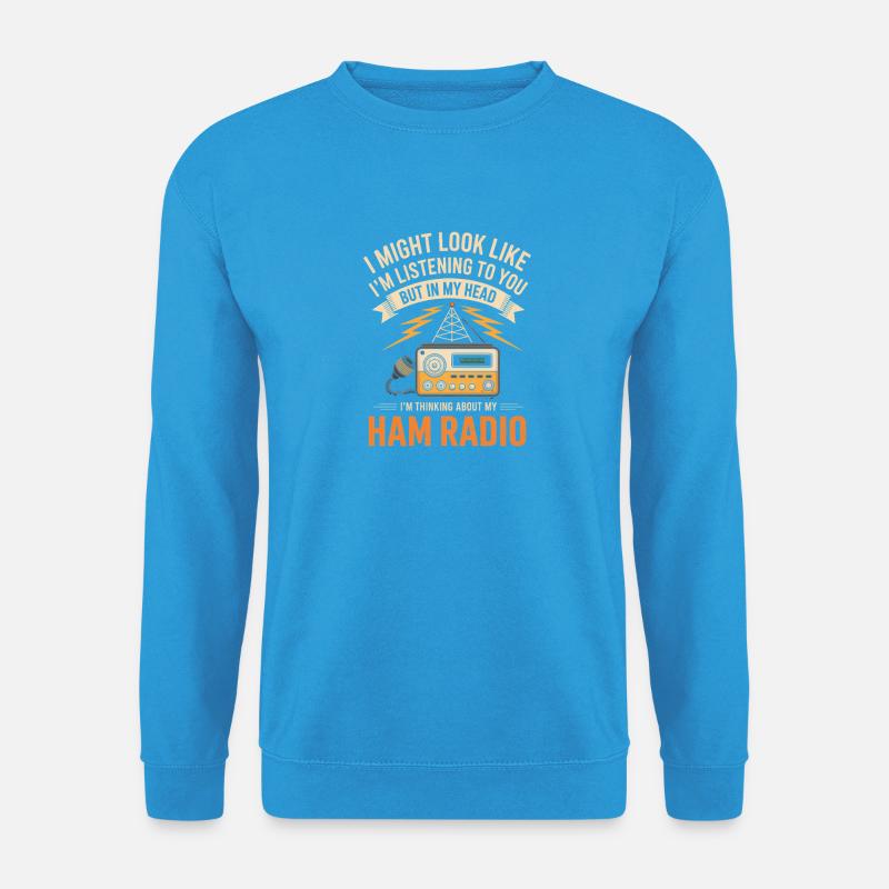 Amateurfunk-Tee - Unisex Pullover - Meeresblau