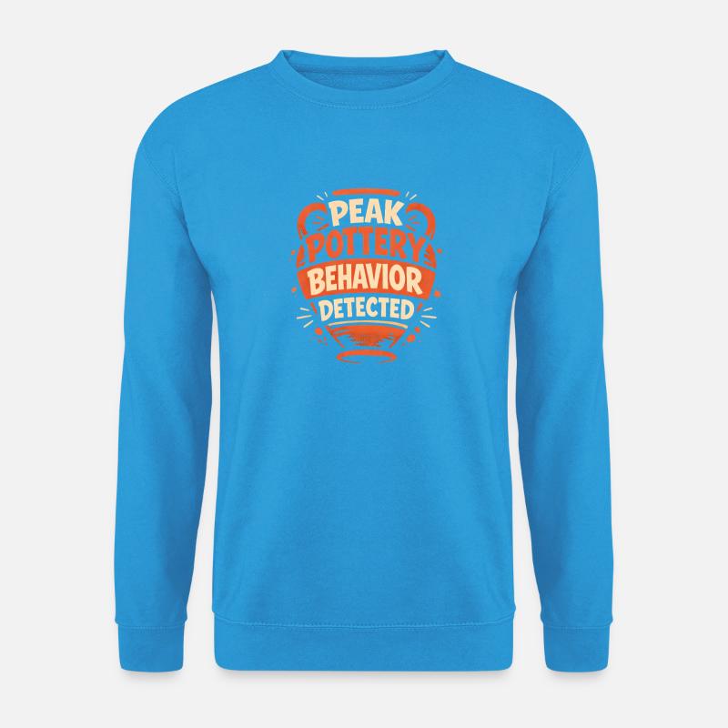 Maximaler Töpfermodus | Keramik - Unisex Pullover - Meeresblau