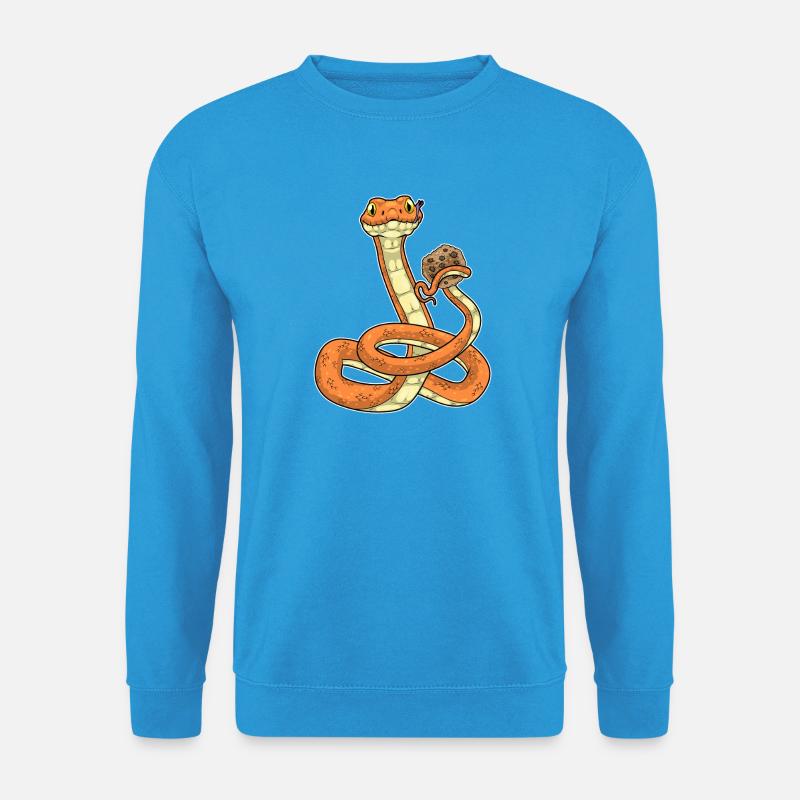 Schlange Cookie - Unisex Pullover - Meeresblau