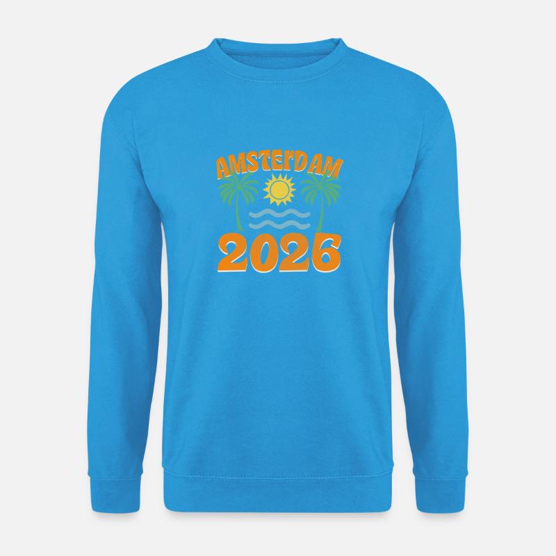 Amsterdam 2026 - Unisex Pullover - Meeresblau