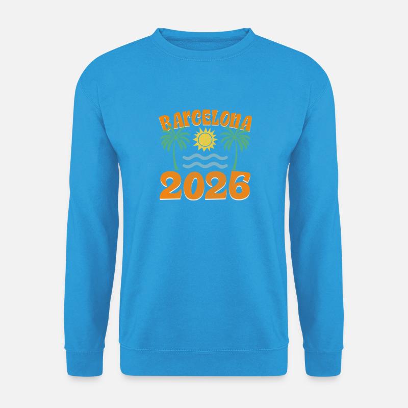 Barcelona 2026 - Unisex Pullover - Meeresblau