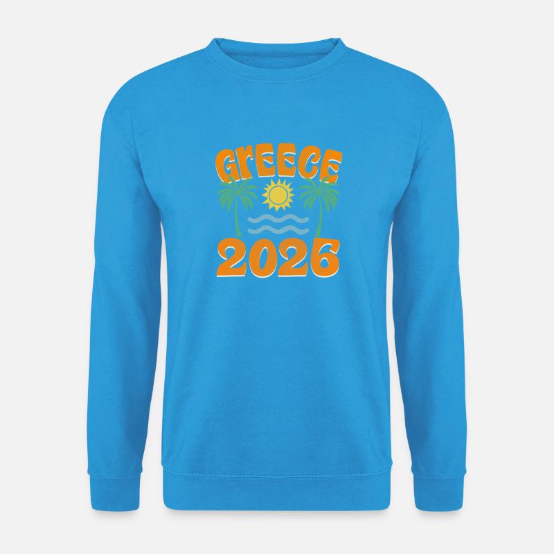 Greece 2026 - Unisex Pullover - Meeresblau