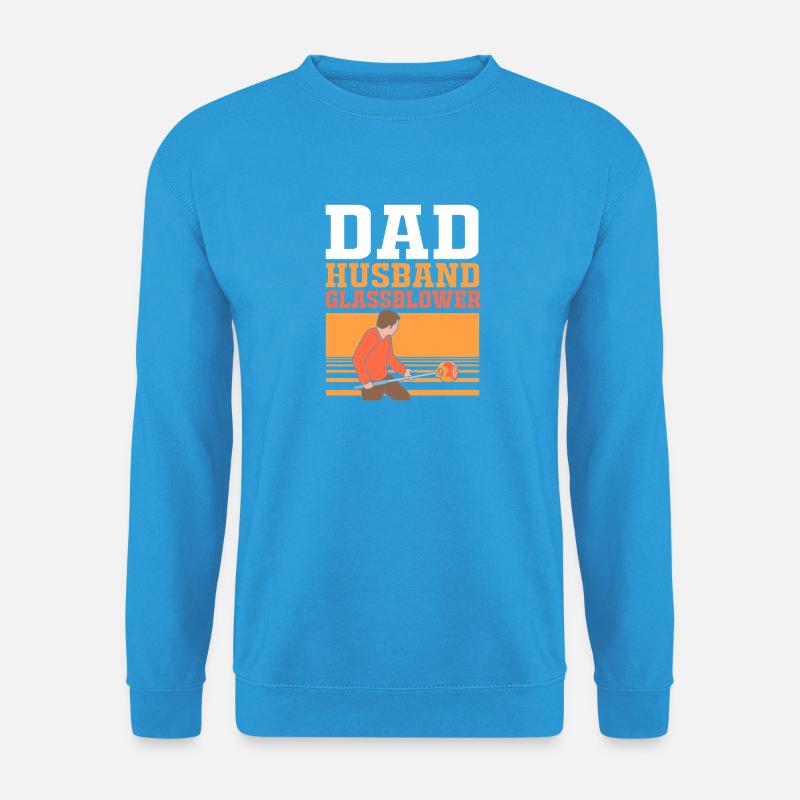 Glas Glasbläser - Unisex Pullover - Meeresblau