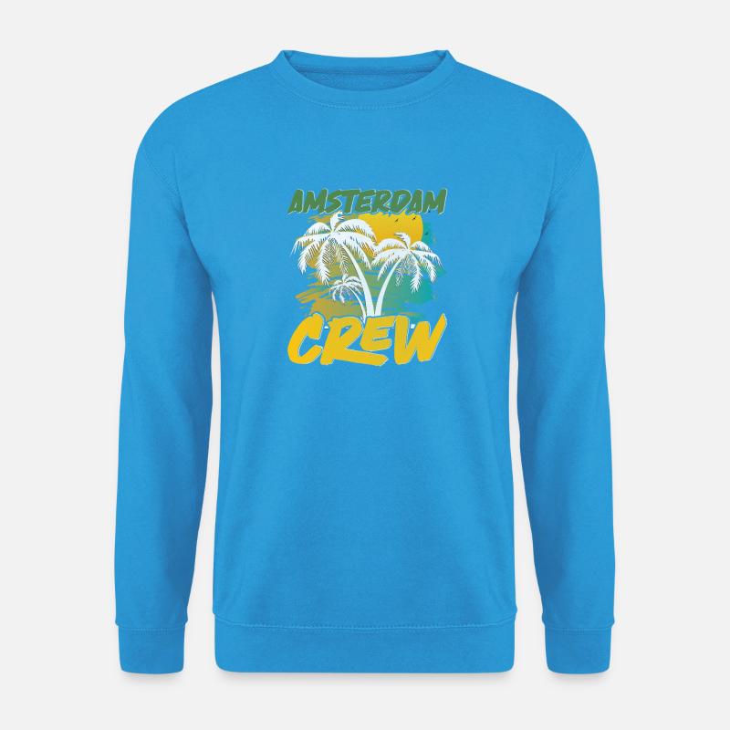 Amsterdam Crew - Unisex Pullover - Meeresblau