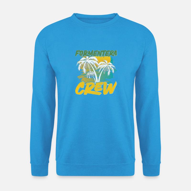 Formentera Crew - Unisex Pullover - Meeresblau