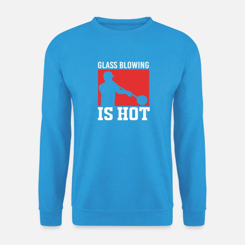 Glasbläser Glas - Unisex Pullover - Meeresblau