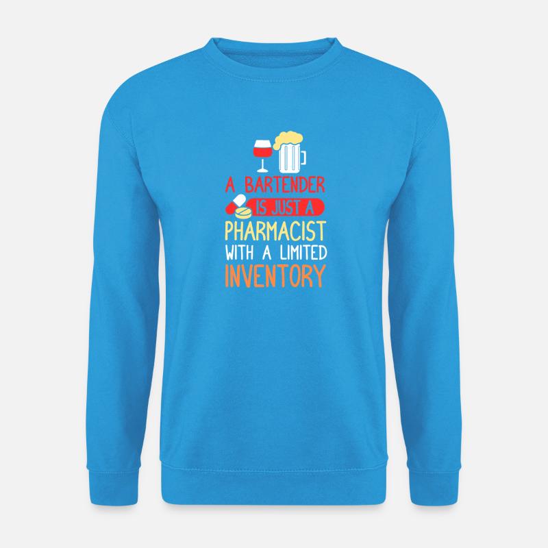Barkeeper Kellner bartender Barmann - Unisex Pullover - Meeresblau