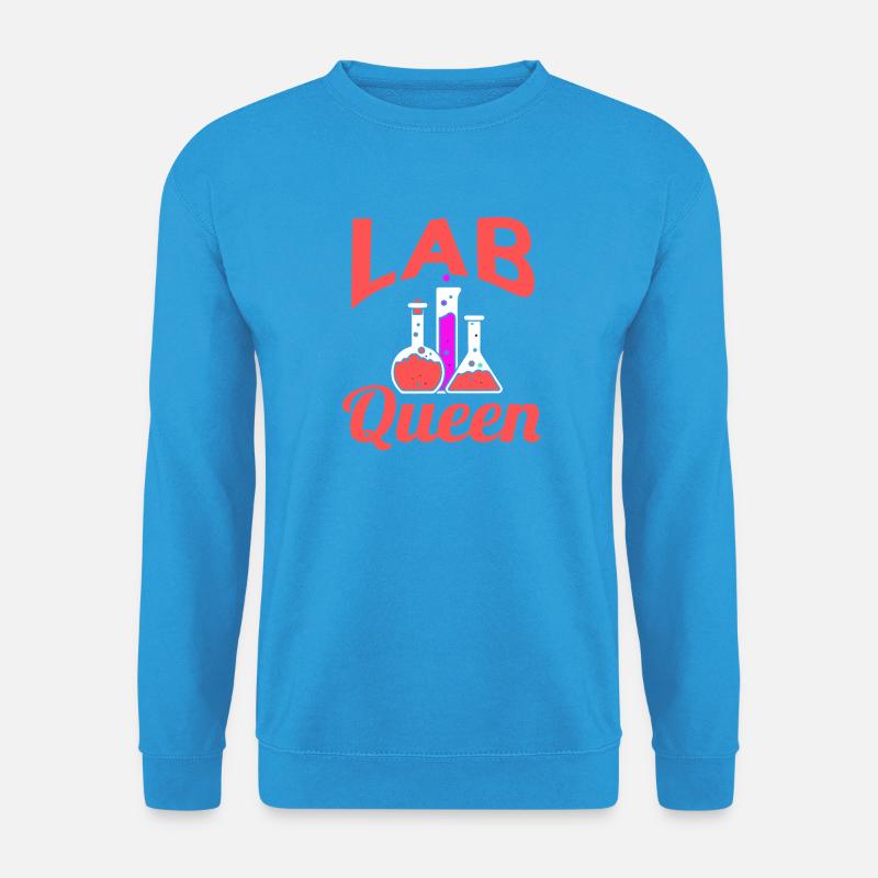 Béchers de chimie Lab Queen - Sweat-shirt Unisexe - bleu mer