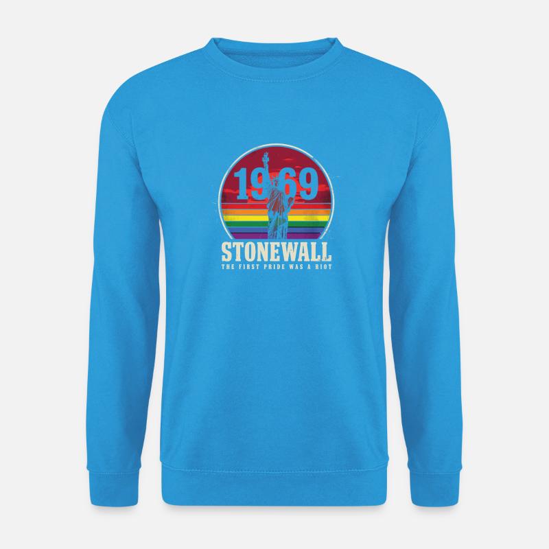 Pride Month LGBT – Stonewall 1969 - Unisex Pullover - Meeresblau