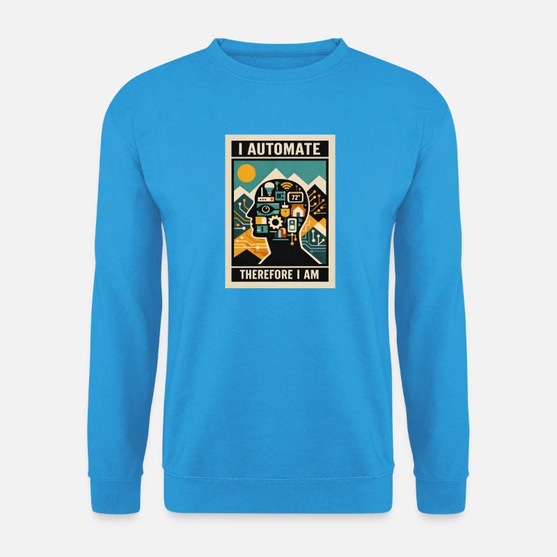 I automate | Smart Home Technology - Unisex Sweatshirt - sea blue
