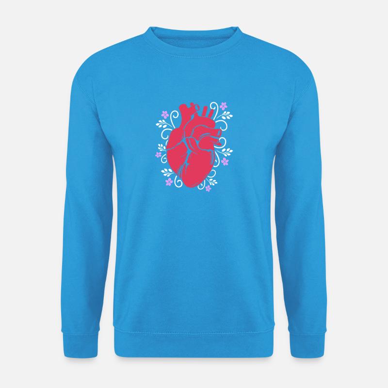 Kardiogramm Kardiographie Sonographie Ultraschall - Unisex Pullover - Meeresblau