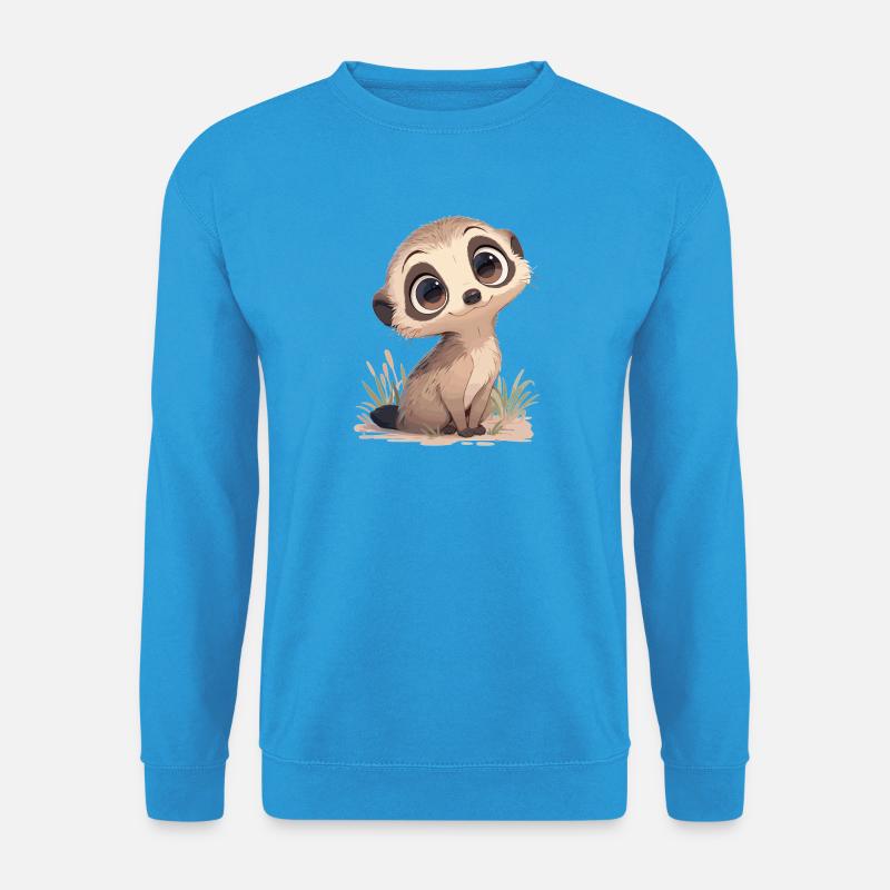 Meerkat Erdmännchen - Unisex Pullover - Meeresblau