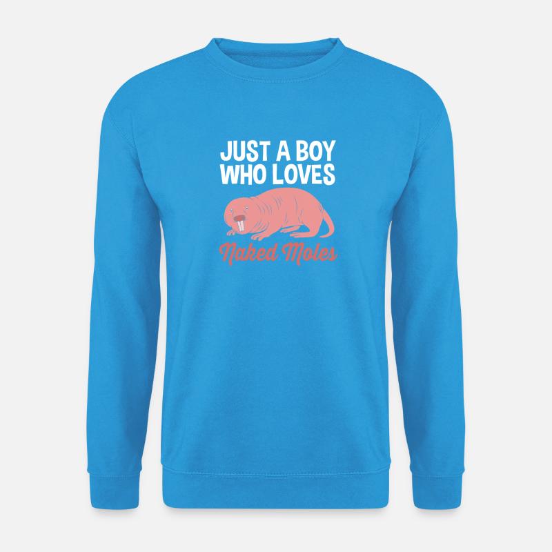 Nacktmull - Unisex Pullover - Meeresblau