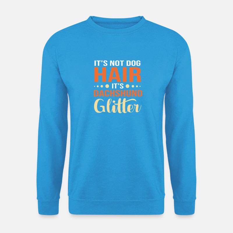 Rauhaardackel Dachshund - Unisex Pullover - Meeresblau