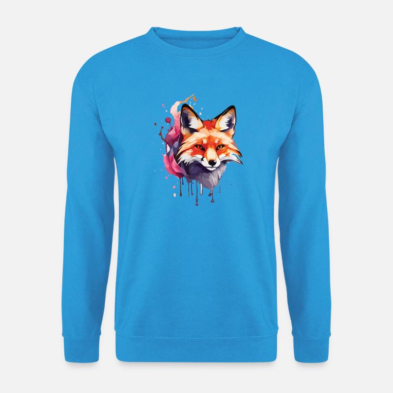 Niedlicher Fuchs - Unisex Pullover - Meeresblau