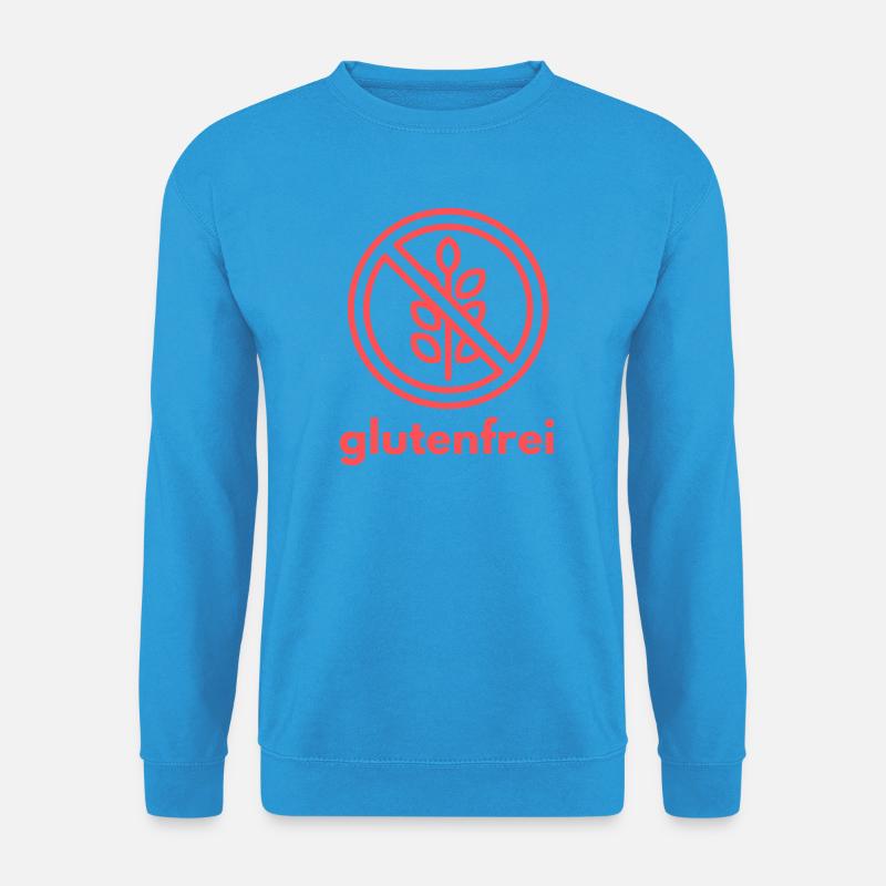Glutenfrei Symbol Design - Unisex Pullover - Meeresblau