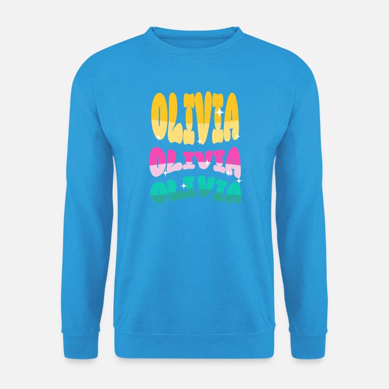 Olivia  - Unisex Pullover - Meeresblau