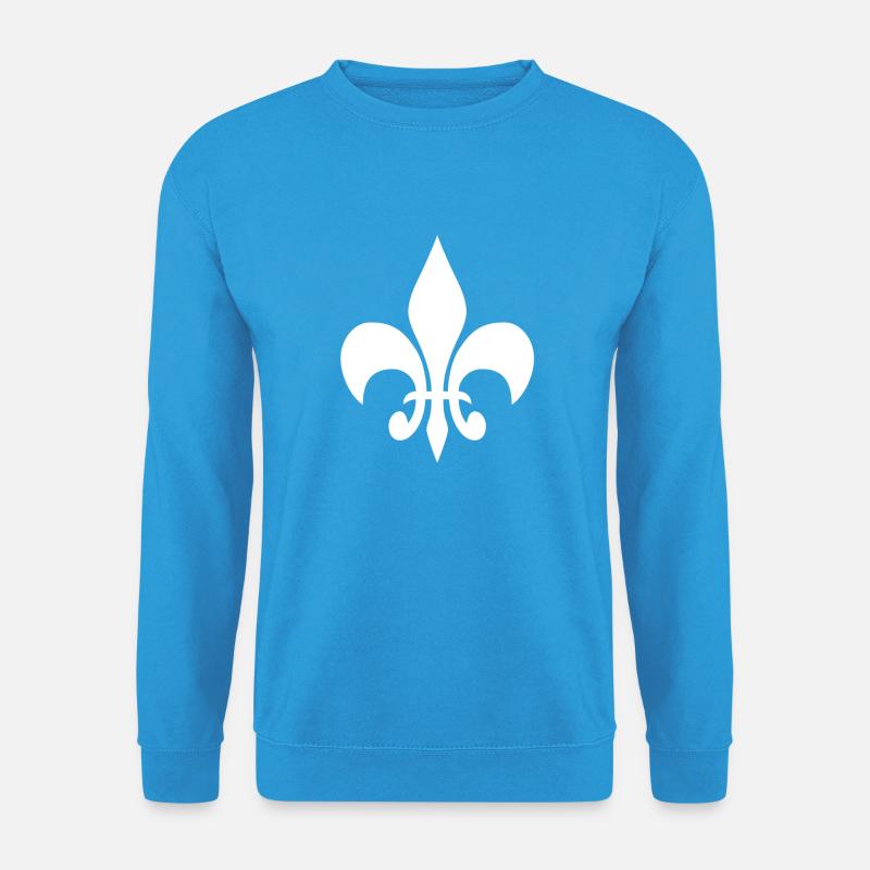 Fleur-de-lys - Unisex Pullover - Meeresblau