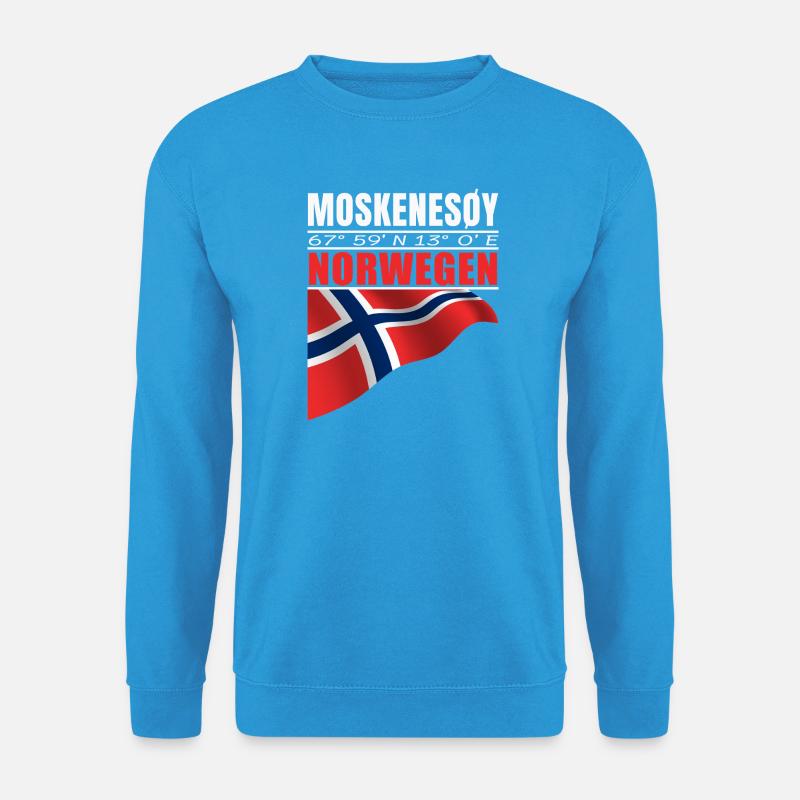 Moskenesøy - Unisex Pullover - Meeresblau