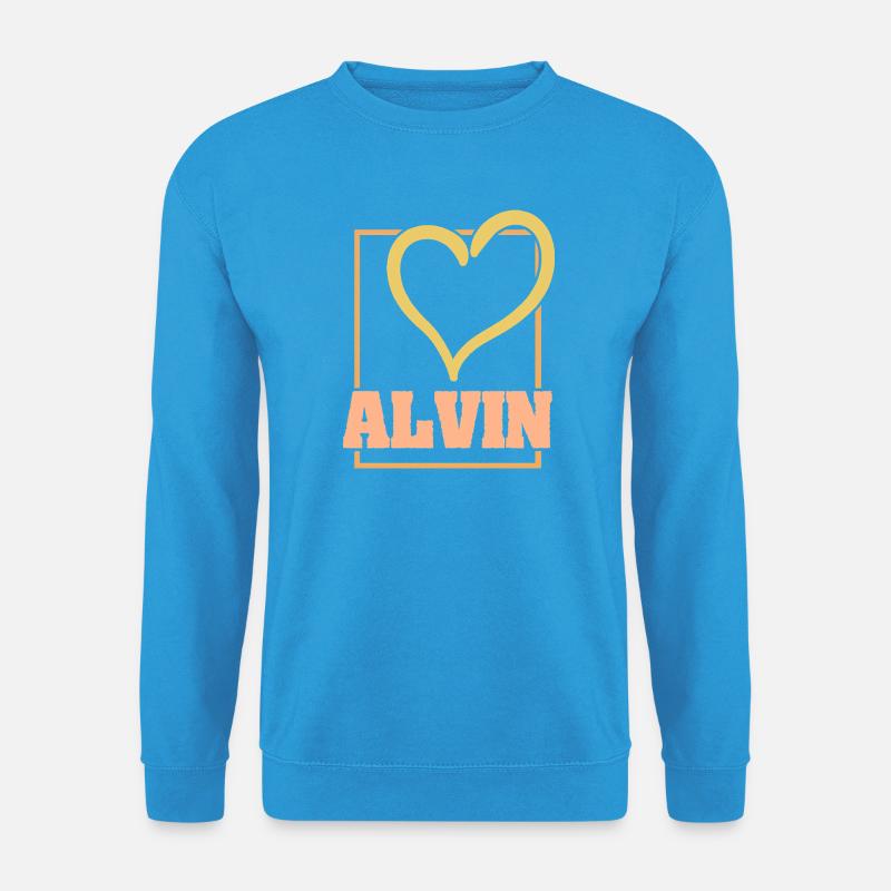 Alvi als Liebe - Unisex Pullover - Meeresblau