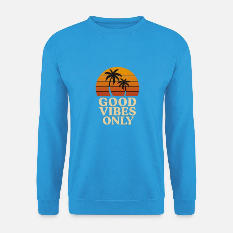 GoodVibesOnly - Unisex Pullover - Meeresblau