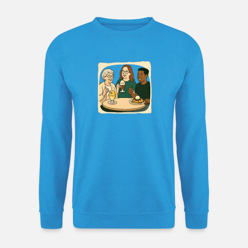 Oma Karin  - Unisex Pullover - Meeresblau