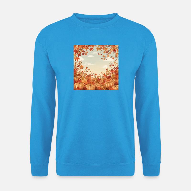 Hello Autumn - Unisex Pullover - Meeresblau