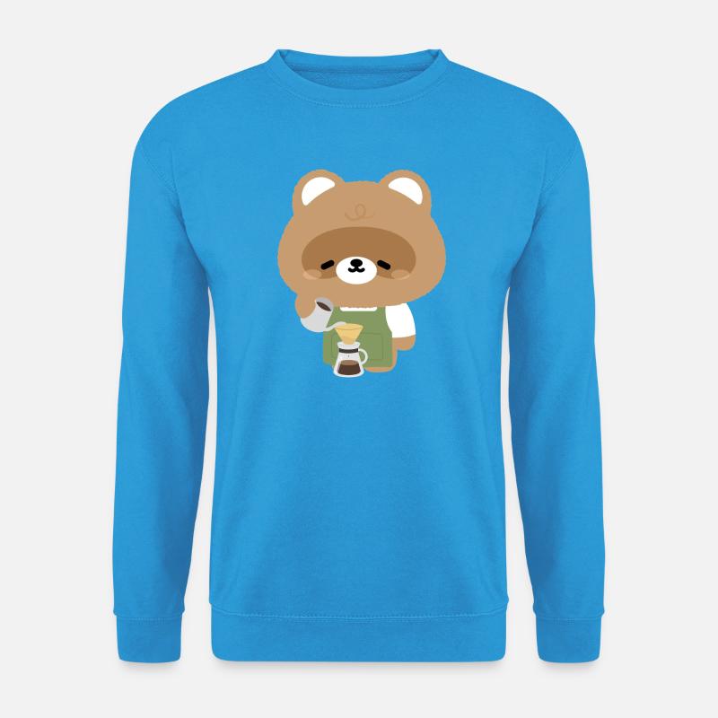 Beaver Barista Cozy Brew - Unisex Pullover - Meeresblau