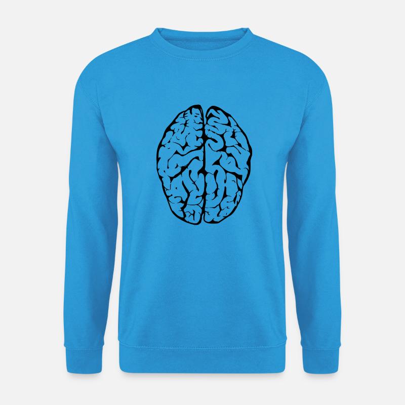 brain - Unisex Sweatshirt - sea blue