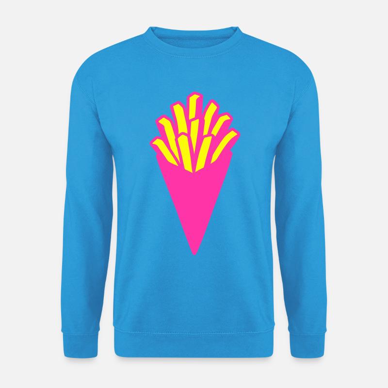 Pop-Art Pommes - Unisex Pullover - Meeresblau
