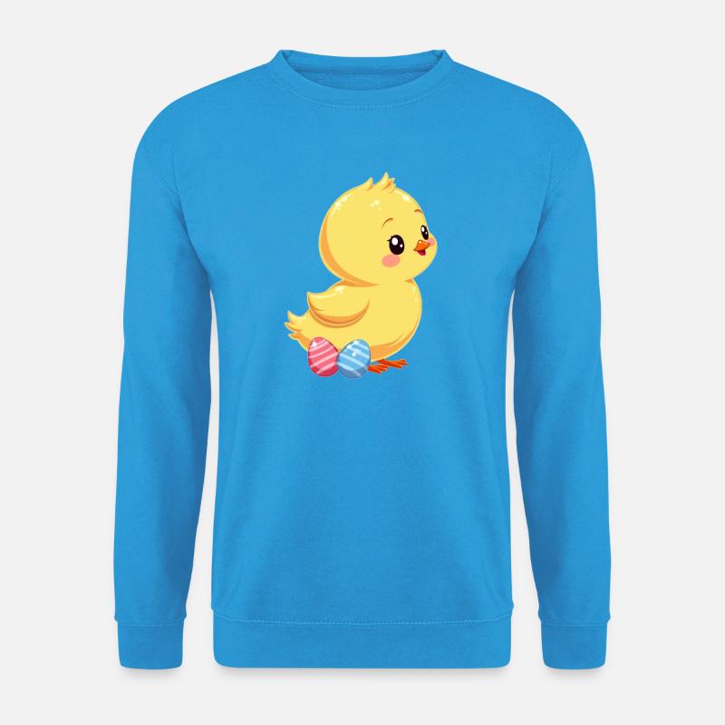Küken an Ostern  - Unisex Pullover - Meeresblau