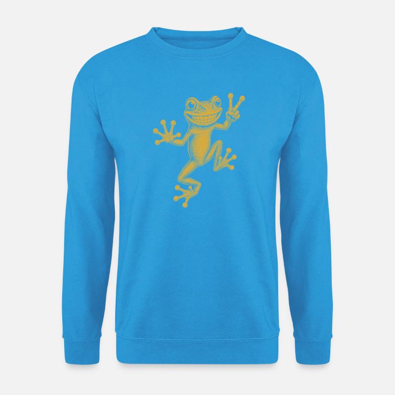 Laubfrosch - Unisex Pullover - Meeresblau