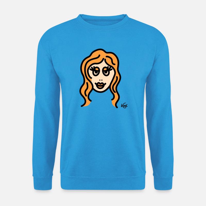 Vierge grande - Sweat-shirt Unisexe - bleu mer