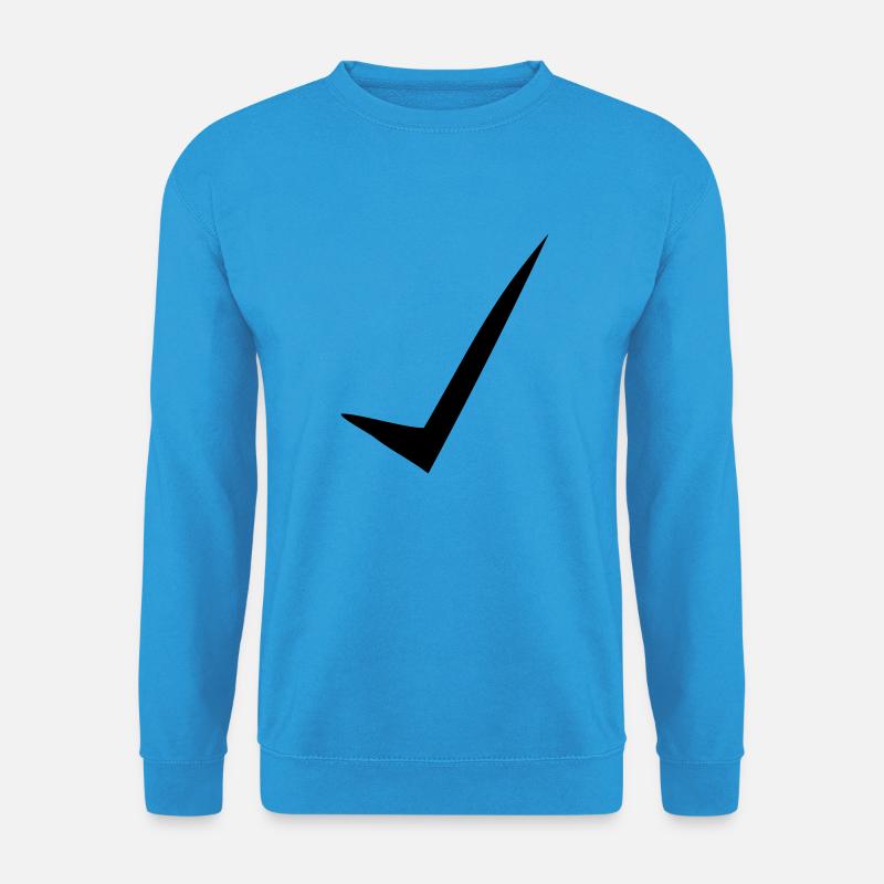 Hacken,Abhacken Zeichen,abgehackt,abhacken - Unisex Pullover - Meeresblau