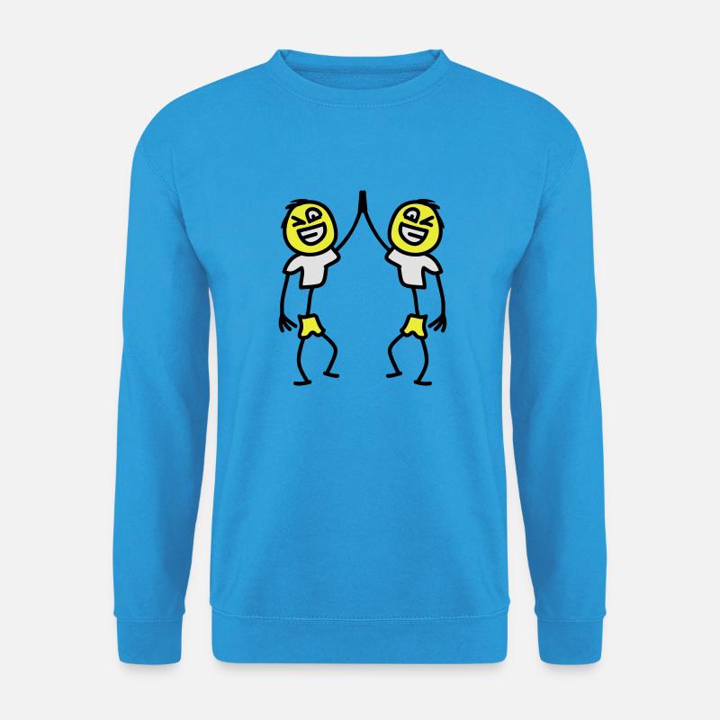 Two Friends - Unisex Pullover - Meeresblau