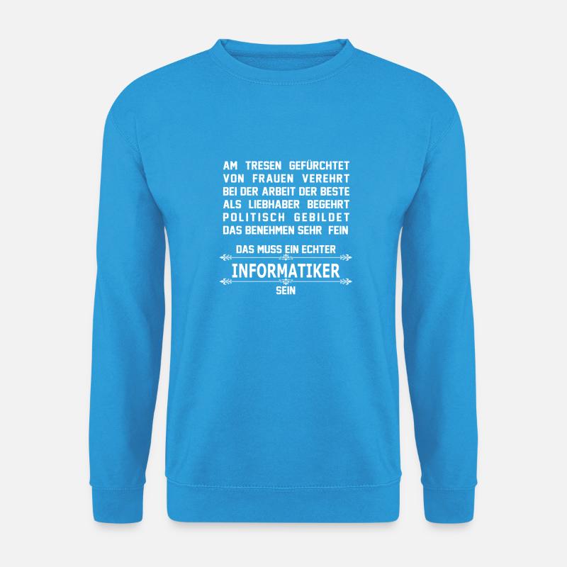 informatiker - Unisex Pullover - Meeresblau