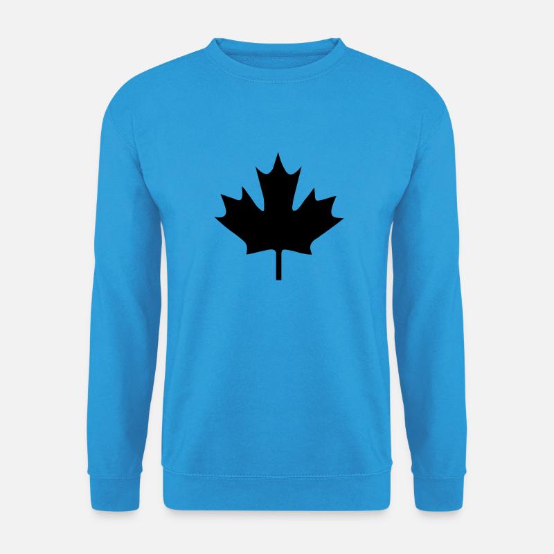 Kanada - Canadian Leaf - Unisex Pullover - Meeresblau