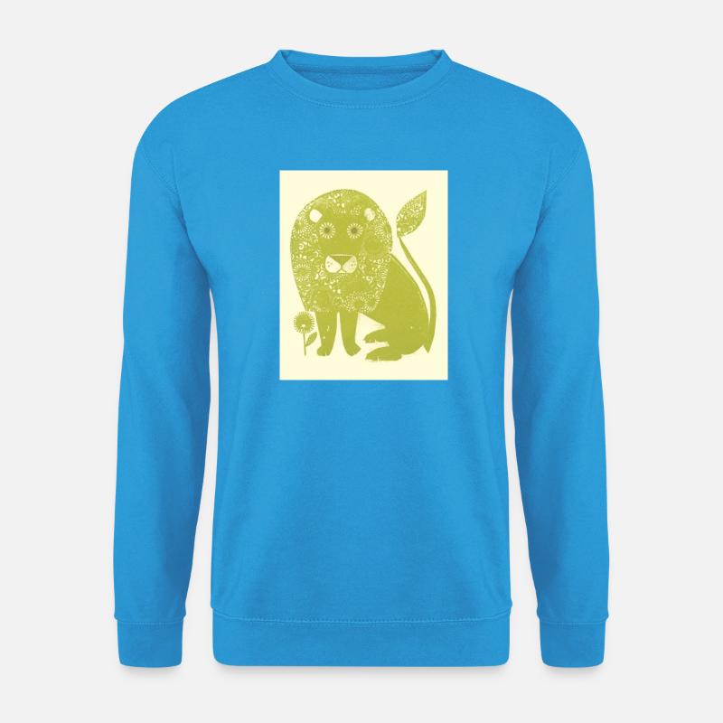 Löwe - Unisex Pullover - Meeresblau