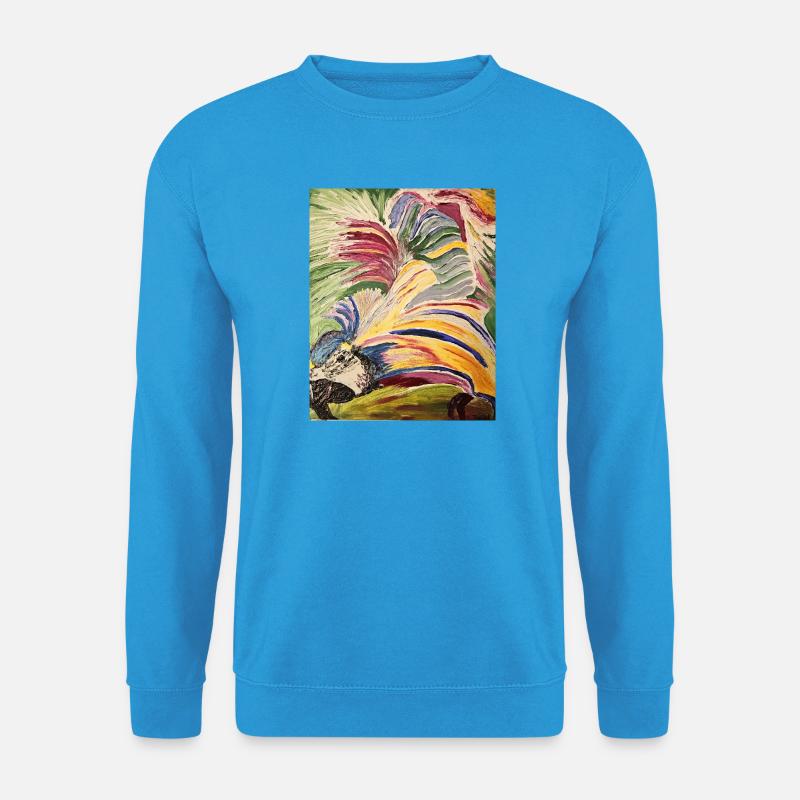 Papagei  - Unisex Pullover - Meeresblau