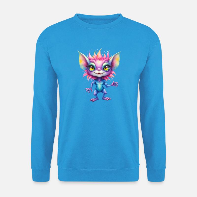 Fantasy-Regenbogenkreatur - Unisex Pullover - Meeresblau